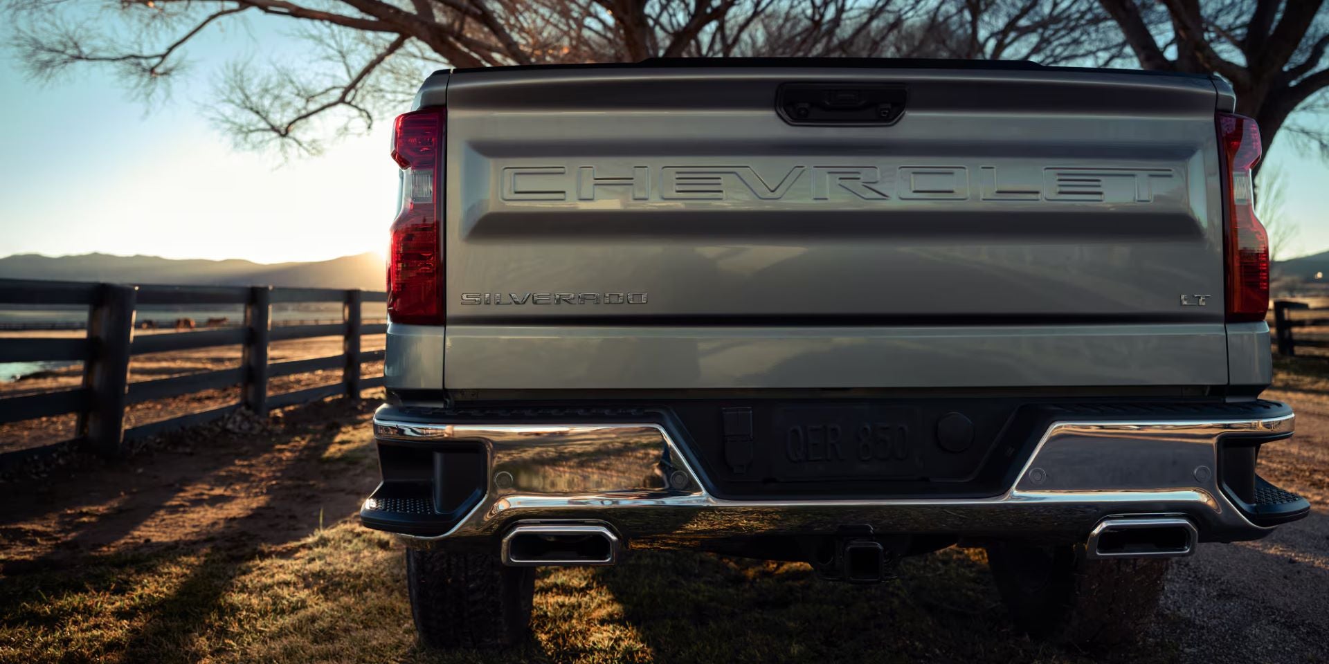 The tailgate details of the 2025 Chevrolet Silverado 1500 in Northampton, MA