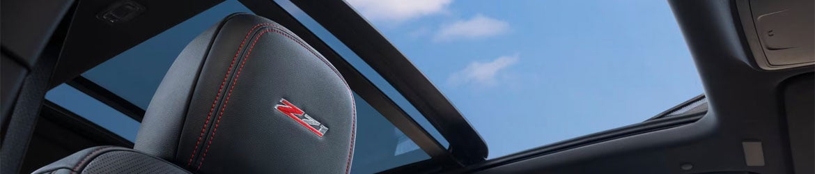 2026 Chevrolet Traverse sunroof in Northampton, MA offering an expansive dual-pane sunroof for an open-air driving experience on sunny days.