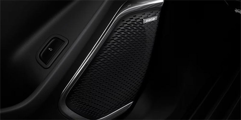 2026 Chevrolet Traverse speaker system in Northampton, MA showcasing premium audio with a Bose® sound system for crystal-clear music during every ride.