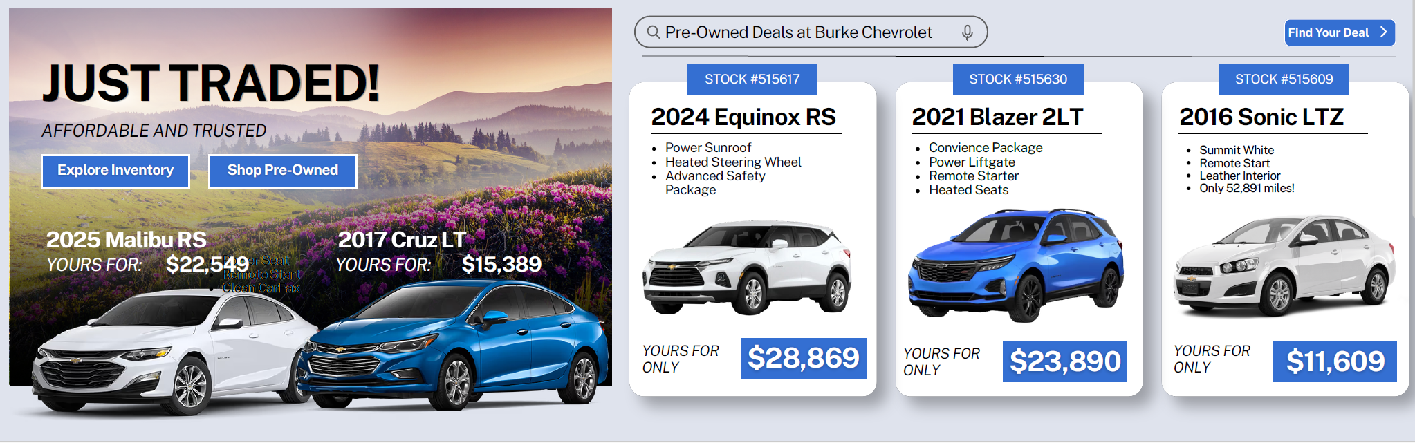 Spring Savings