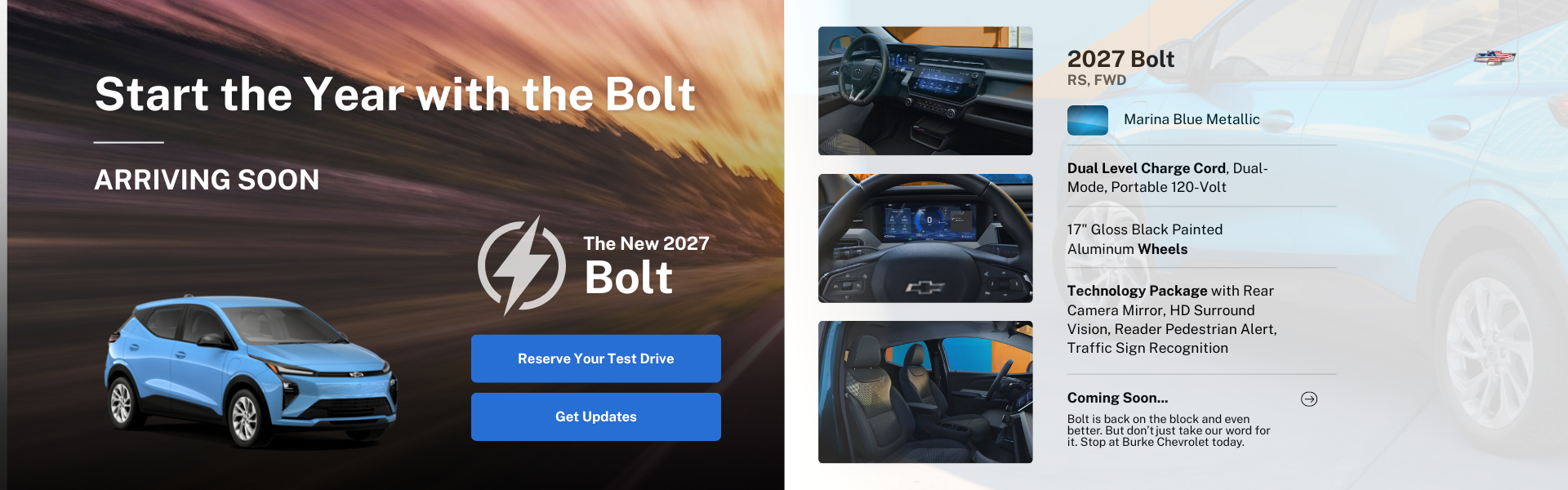Arriving Soon, The 2027 Chevrolet Bolt - Call Today!
