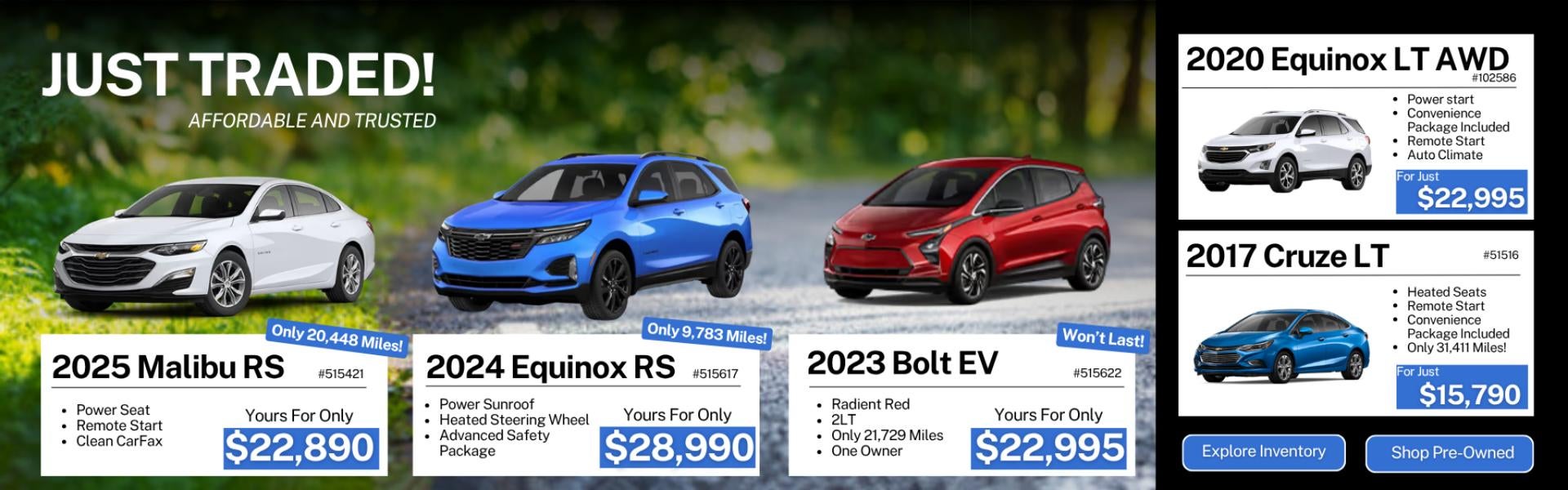 Special Inventory Banner